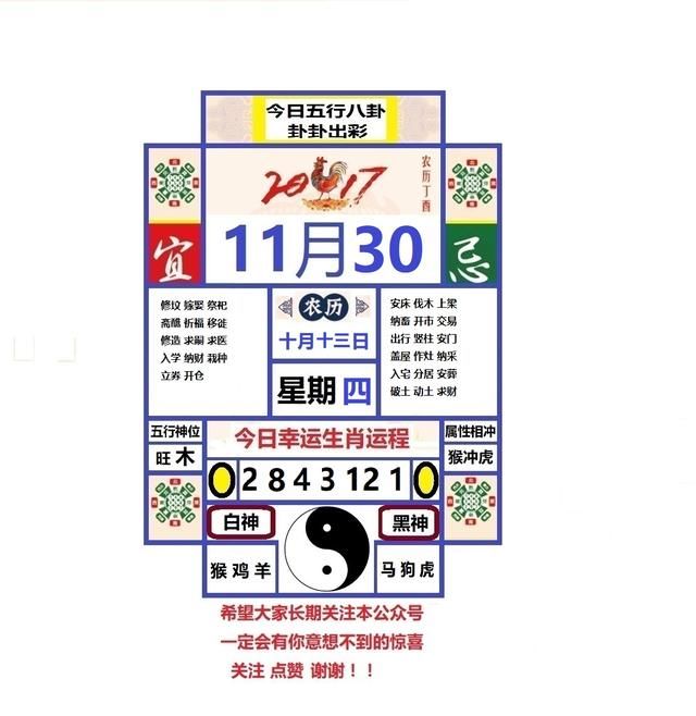 【今日五行八卦】:财运来袭,幸运生肖数,2 