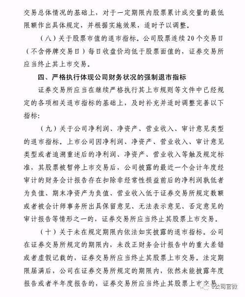 小心踩雷！证监会修改退市制度，这些情形下，你手上股票会被强制