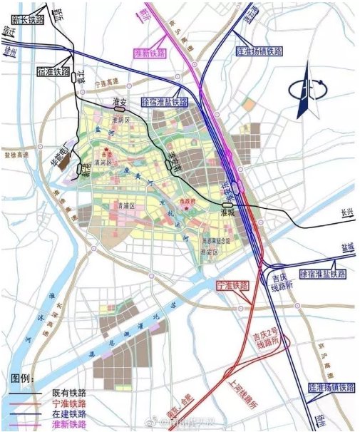 南京北站平面布置示意图
