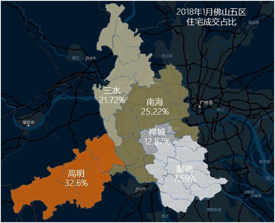 大曝光!佛山五区真实房价地图来了