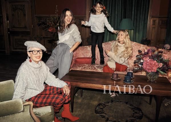享受节日欢乐!H&M 2018假日系列广告大片,洋