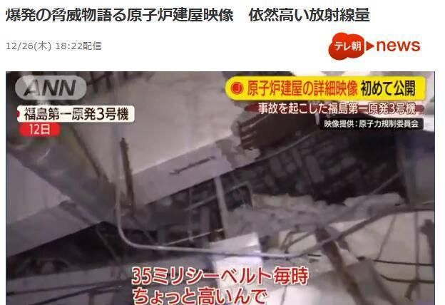 福岛核电站反应堆内部视频