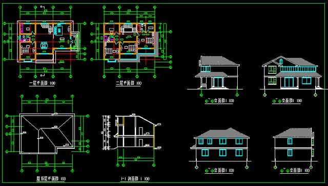 几种适合农村的别墅自建房，包括效果图和施工图