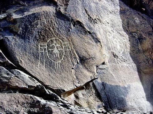 在“贺兰山岩画遗址公园”看远古文化