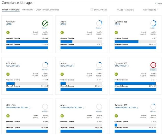微软发布欧盟通用数据保护条例合规性管理工具