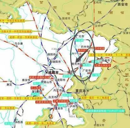 汉中到四川南充将修建一条高铁,途经14站图片
