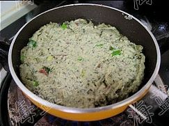 黑豆豆浆和黑豆豆渣饼