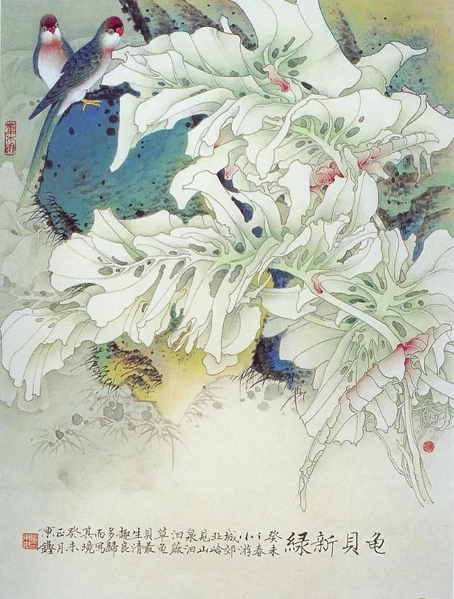 檀东铿｜工笔花鸟画赏析