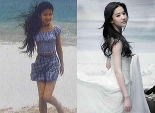 女星童年照:杨颖剽悍，娜扎像异域公主，刘亦菲大概是海的女儿!