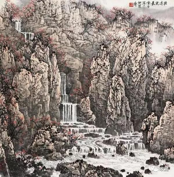 白雪石在中国山水画坛老一代的画家中是有口皆碑的