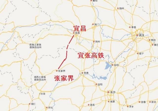 湖北湖南正规划一条速度350高铁，将带动沿线2市3县腾飞