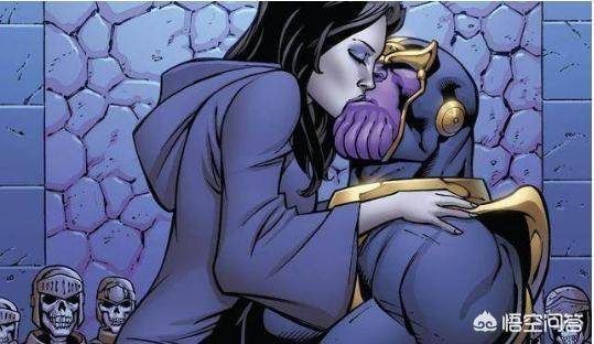 漫画漫画:无限手套的灭霸和死亡女神,谁更强呢