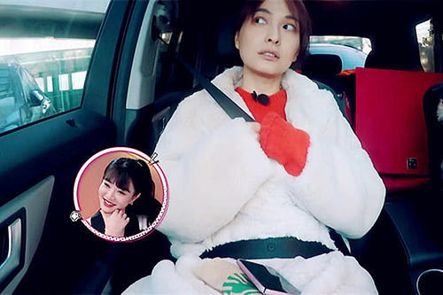 《我家那闺女》播放徐海乔和吴昕的画面时,观