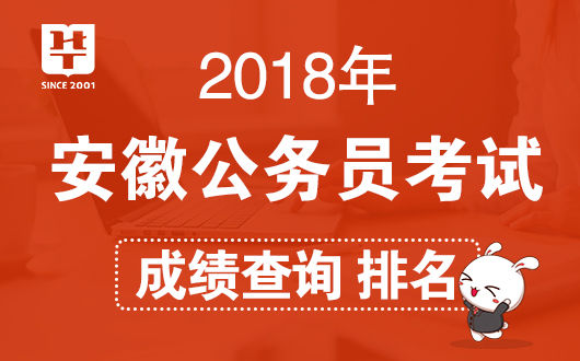 2018年安徽公务员考试笔试成绩排名|2018安徽