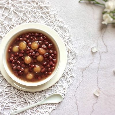 红豆沙小丸子糖水#在“家”打造ins风美食#