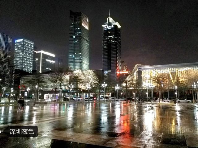 春节期间深圳CBD夜景，就是不一样!