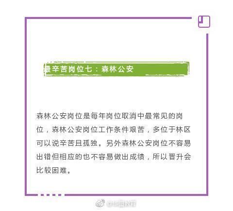 十大最辛苦的公务员岗位诞生!除最后一个报名之前要想清楚!