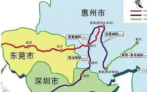 这条横跨坂田、横岗、大运、坪山、惠阳的机场快线已纳入规划啦