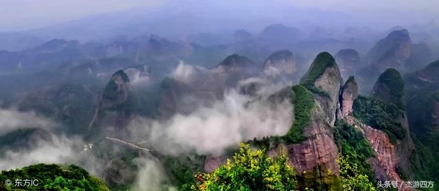 一山跨两省!中国最美七大丹霞之一,湖南和广西两省争相开发