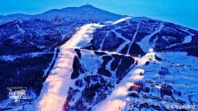 【纳尔维克镜头】夜晚坐缆车去顶峰观景