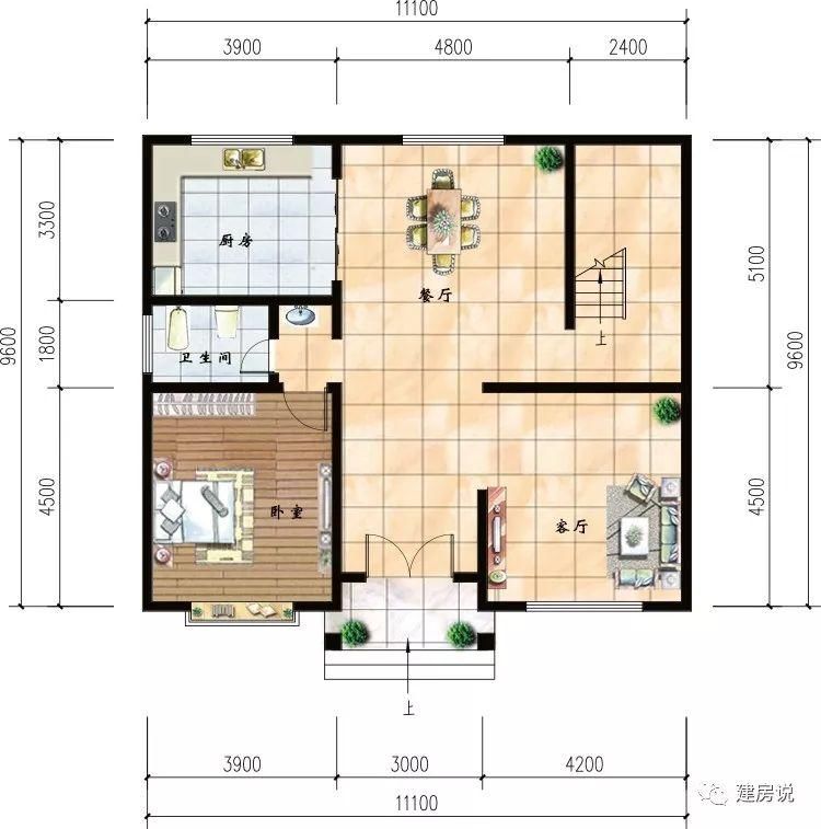 3套110平的三层别墅，30万拿下不成问题