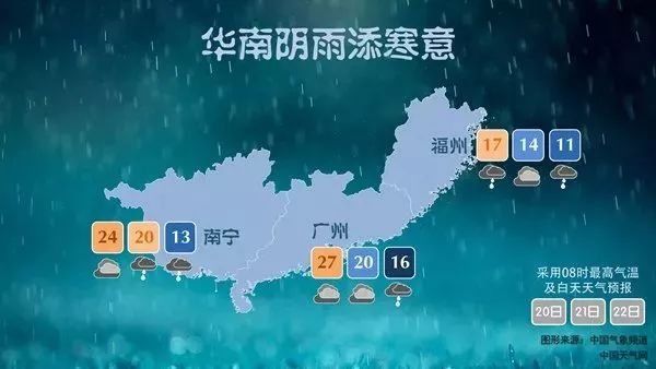 节后开工降温雨水来相伴!更扎心的是福建整个3月基本是雨雨雨雨雨