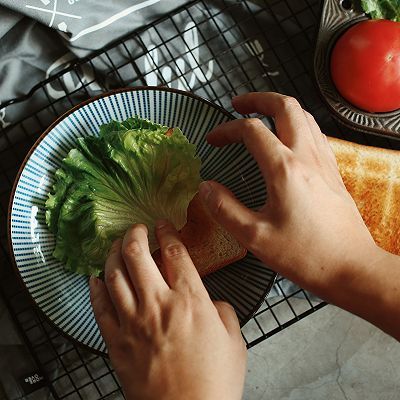 煎西红柿鸡蛋吐司