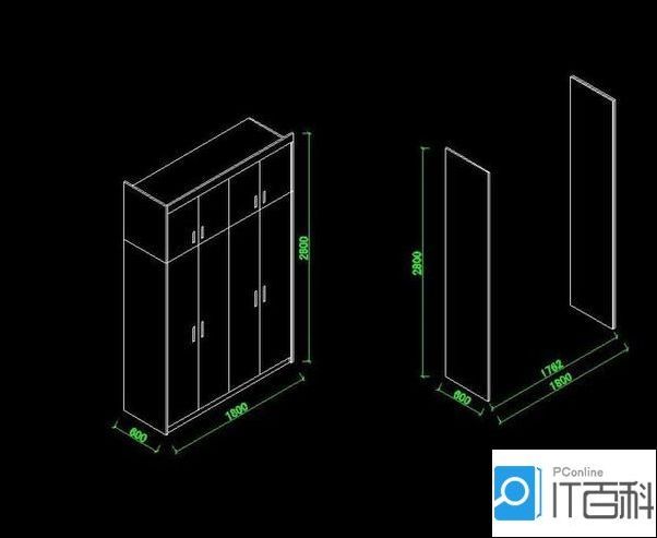 CAD绘制教程 CAD怎么绘制衣柜轴测图?