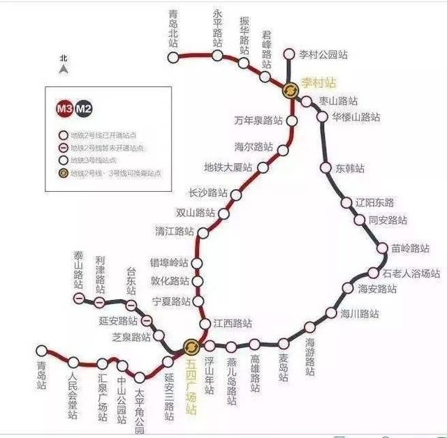 青岛地铁2号线西段台东