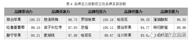 中国水果品牌价值报告发布，148个果品榜上有名！