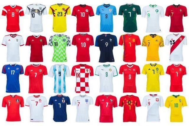 争奇斗艳!2018世界杯哪款球衣最能撩动你?