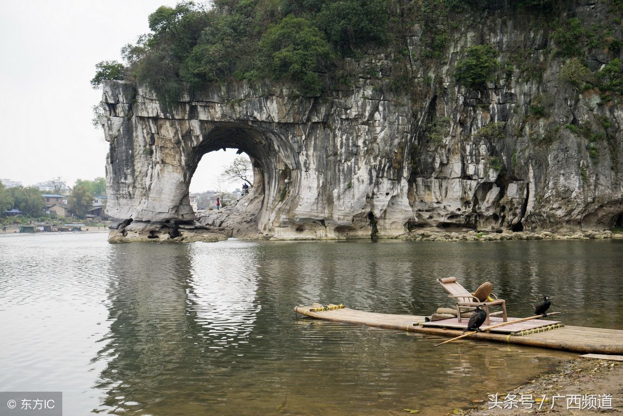 广西桂林甲天下之象鼻山风景