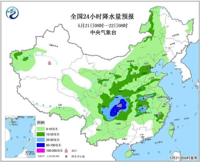 川渝地区成暴雨中心 北方降雨降温齐发