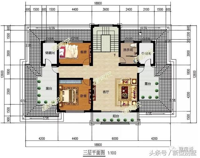 带堂屋的豪华农村别墅,建造它成为村里数一数二的人物