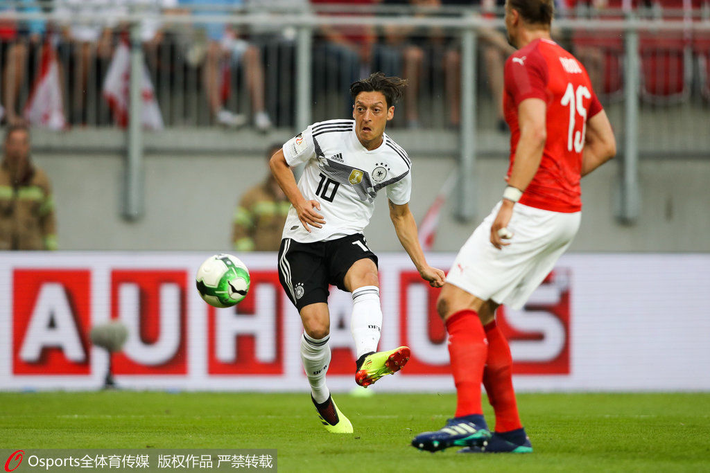 2018年俄罗斯世界杯热身赛继续开战:德国1-2奥