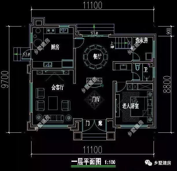 看了这4栋面宽11米的别墅，村长直呼:这不是为我量身打造的么