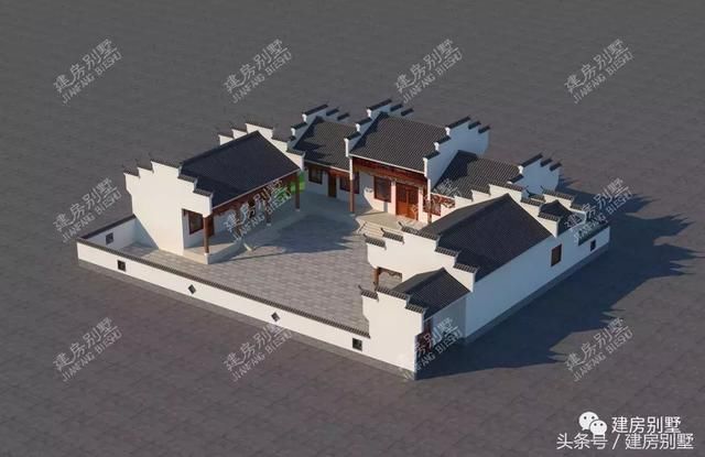 4款仿古别墅户型,传承与发扬古建筑文化,建最美乡村别墅