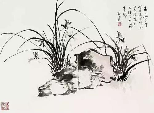 [转载]国画兰花的画法步骤!难得一见!