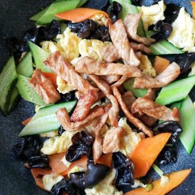 好吃不过家常菜--木须肉#硬核菜谱制作人#蒜香基围虾的做法图片