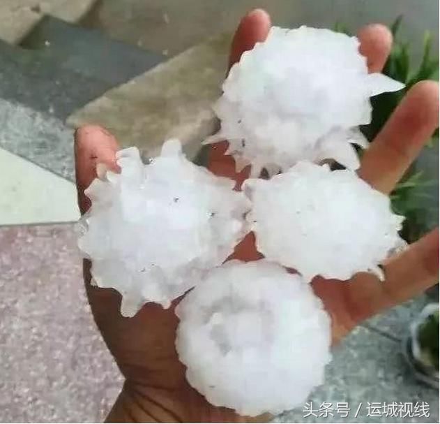 刚经霜冻，又迎冰雹，山西运城，临汾等多地突遭冰雹降临