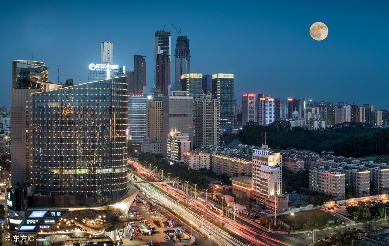 南宁CBD,高楼林立,一线城市即视感