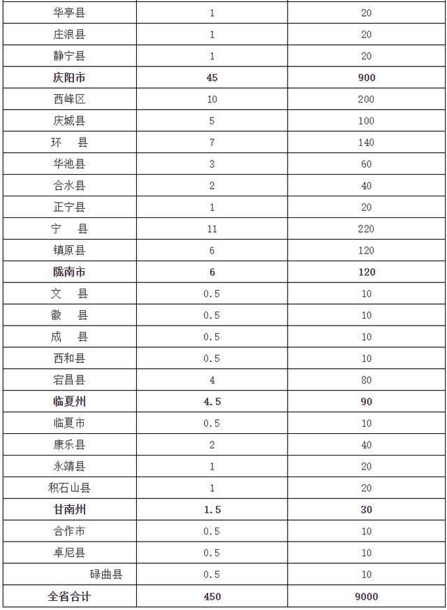 甘肃提前向14个市州下达2019年两笔资金,用来