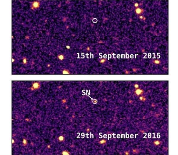 科学家发现遥远的超新星，它死亡的时候，地球还没出生