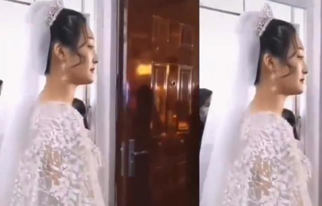 大衣哥儿媳妇婚后首亮相，觉被追拍一路小跑，面带微笑回应显尴尬