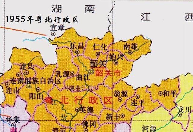 广东三县，在广东省内格外特殊，一县连三省，是你家乡吗？