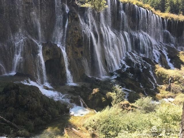 醉美九寨，不灭的神话(二)纪念逝去的火花海，诺日朗瀑布