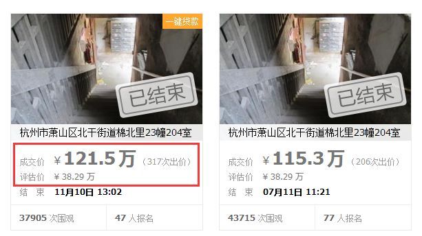 疯狂的捡漏!7折起拍，43%溢价成交!杭州第一豪宅法拍房单价奔10万