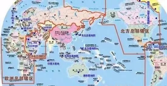 美国全球军事分布图,美国全球驻军分布地图,中国100个海外军事基地