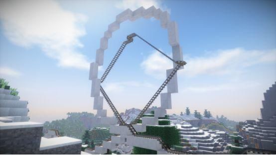 《我的世界》里可以见到洛基的父亲?盘点游戏中的神奇雪景