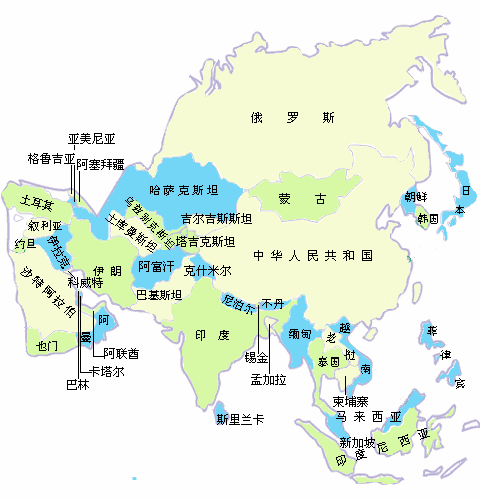 亚洲大国综合实力对比，我们不一样